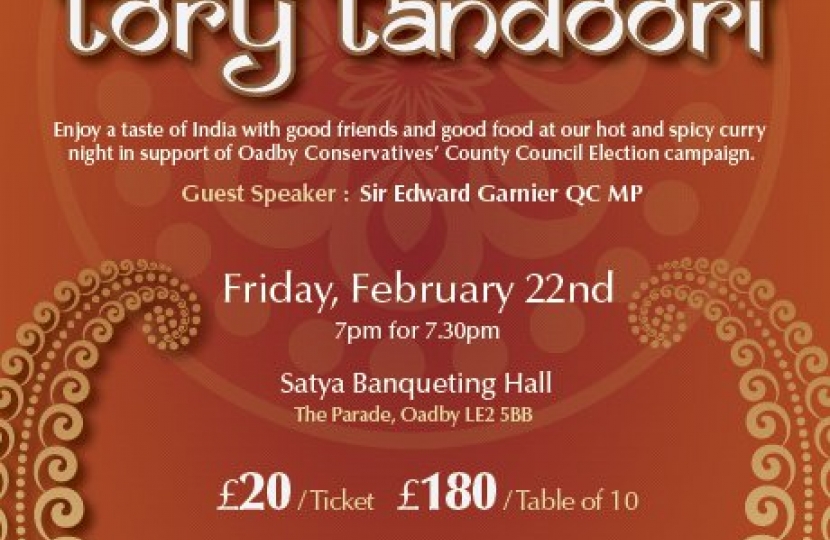 Tory Tandoori Poster