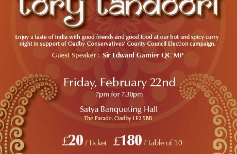 Tory Tandoori Poster