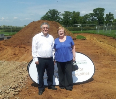 David Parsons CBE CC and Pam Posnett CC